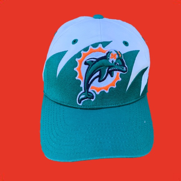 Miami dolphins shark tooth hat Clearance